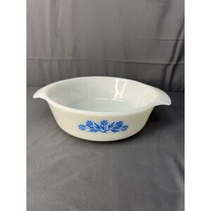 Vintage Fire King Baking Dish 436 Cornflower Pattern